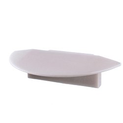 Obrázek pro produkt Koncovka P-ET-01-12 šedá 27 mm 2 ks - DEKOLIGHT