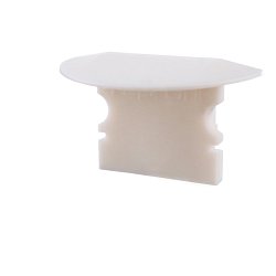 Obrázek pro produkt Koncovka P-ET-02-10 bílá 25 mm 2 ks - DEKOLIGHT