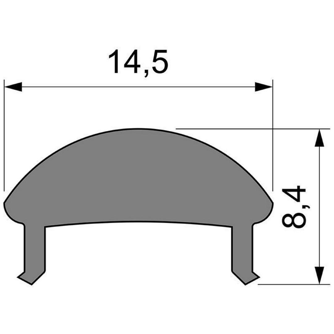 IMPR 985011 Kryt L-01-10 čirý  95% propustnost 2000 mm - DEKOLIGHT (obrázek 3)