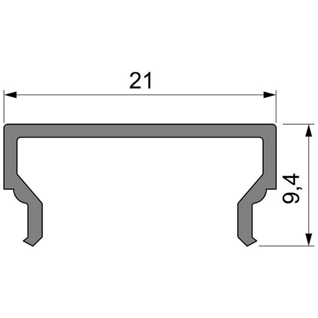 IMPR 984032 Kryt H-01-15 matný 75% propustnost 1000 mm - DEKOLIGHT (obrázek 3)