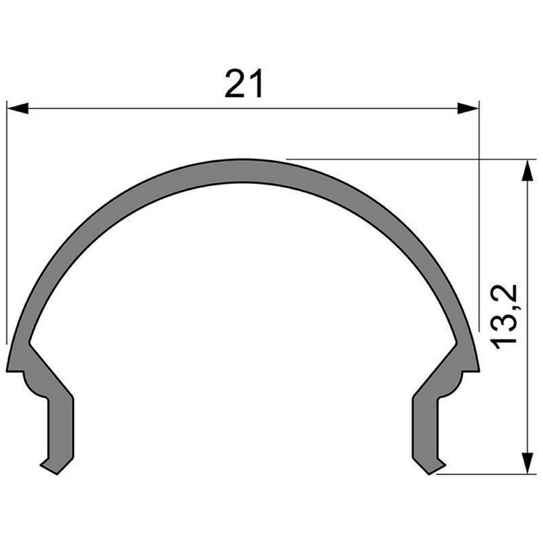 IMPR 984532 Kryt R-01-15 matný 75% propustnost 1000 mm - DEKOLIGHT (obrázek 3)