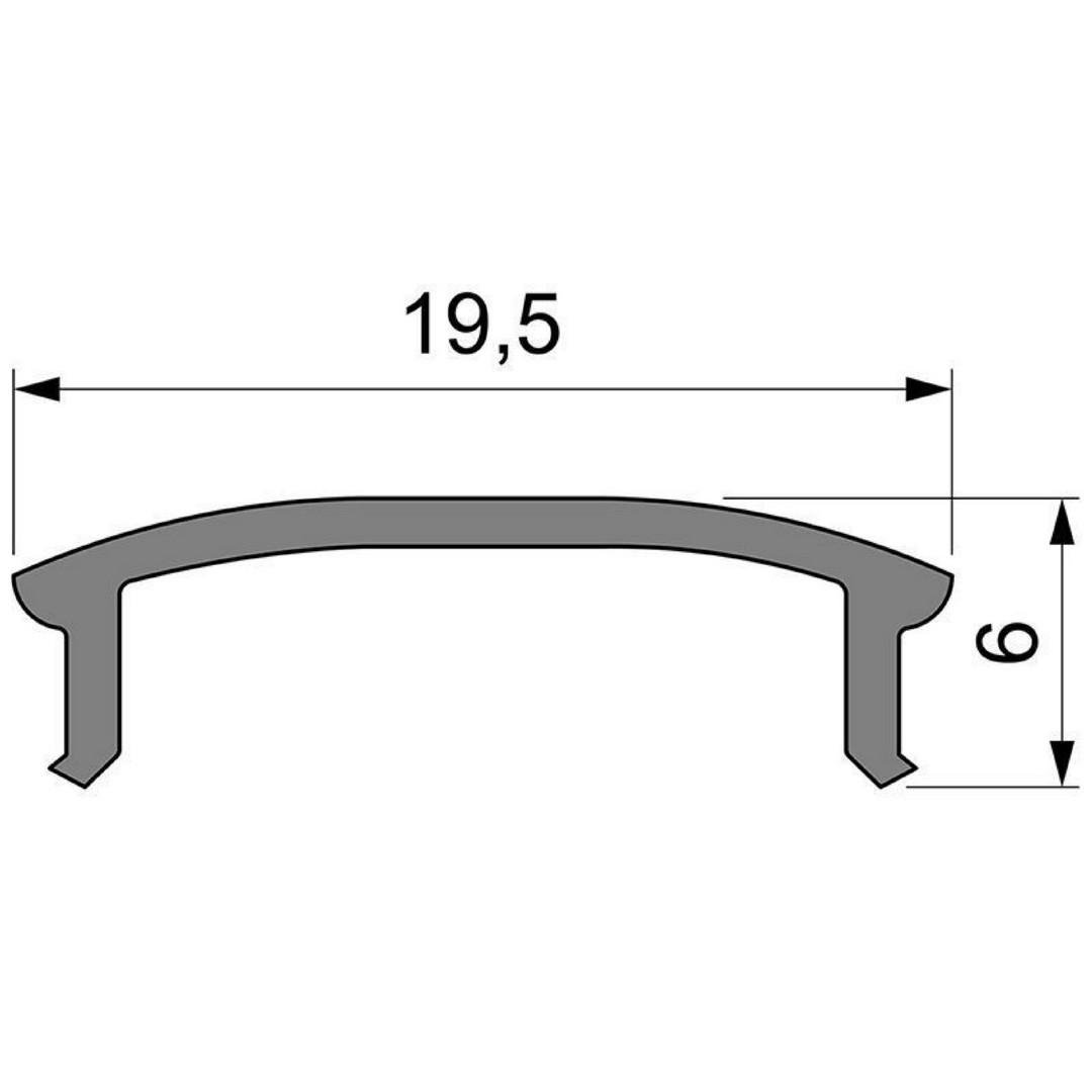 IMPR 983530 Kryt F-01-15 čirý  95% propustnost 1000 mm - DEKOLIGHT (obrázek 3)