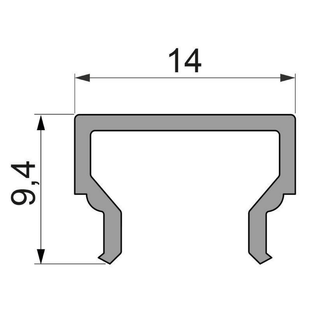 IMPR 984004 Kryt H-01-08 mléčný  40% propustnost 1000 mm - DEKOLIGHT (obrázek 3)