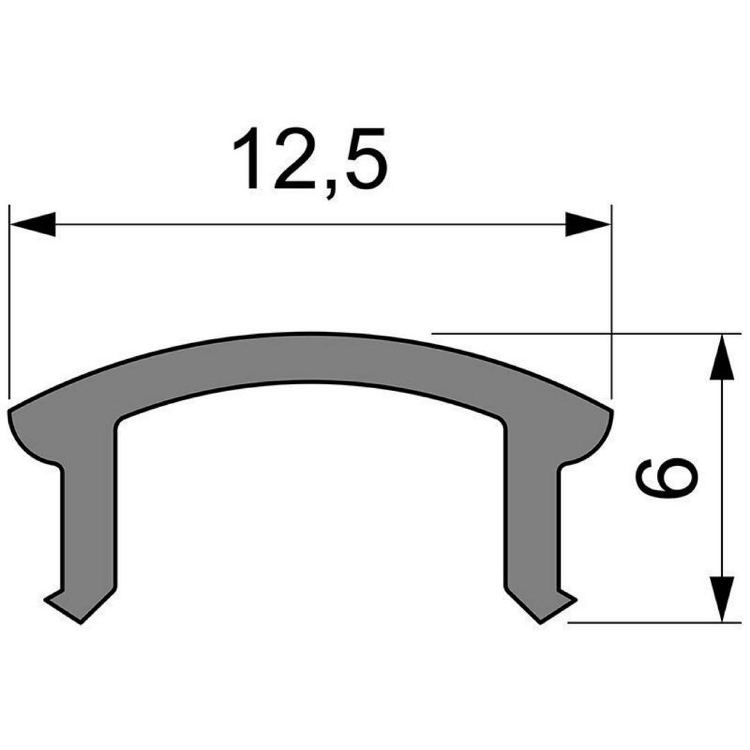 IMPR 983501 Kryt F-01-08 čirý  95% propustnost 2000 mm - DEKOLIGHT (obrázek 3)