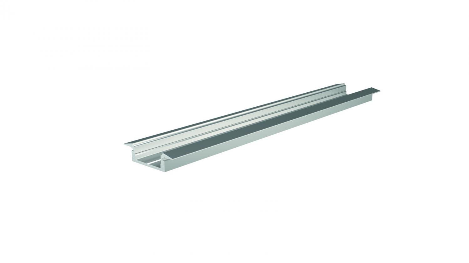 IMPR 975041 ET-01-12 plochý T-profil pro 12 - 13,3 mm LED pásek matná stříbrná - LIGHT IMPRESSIONS