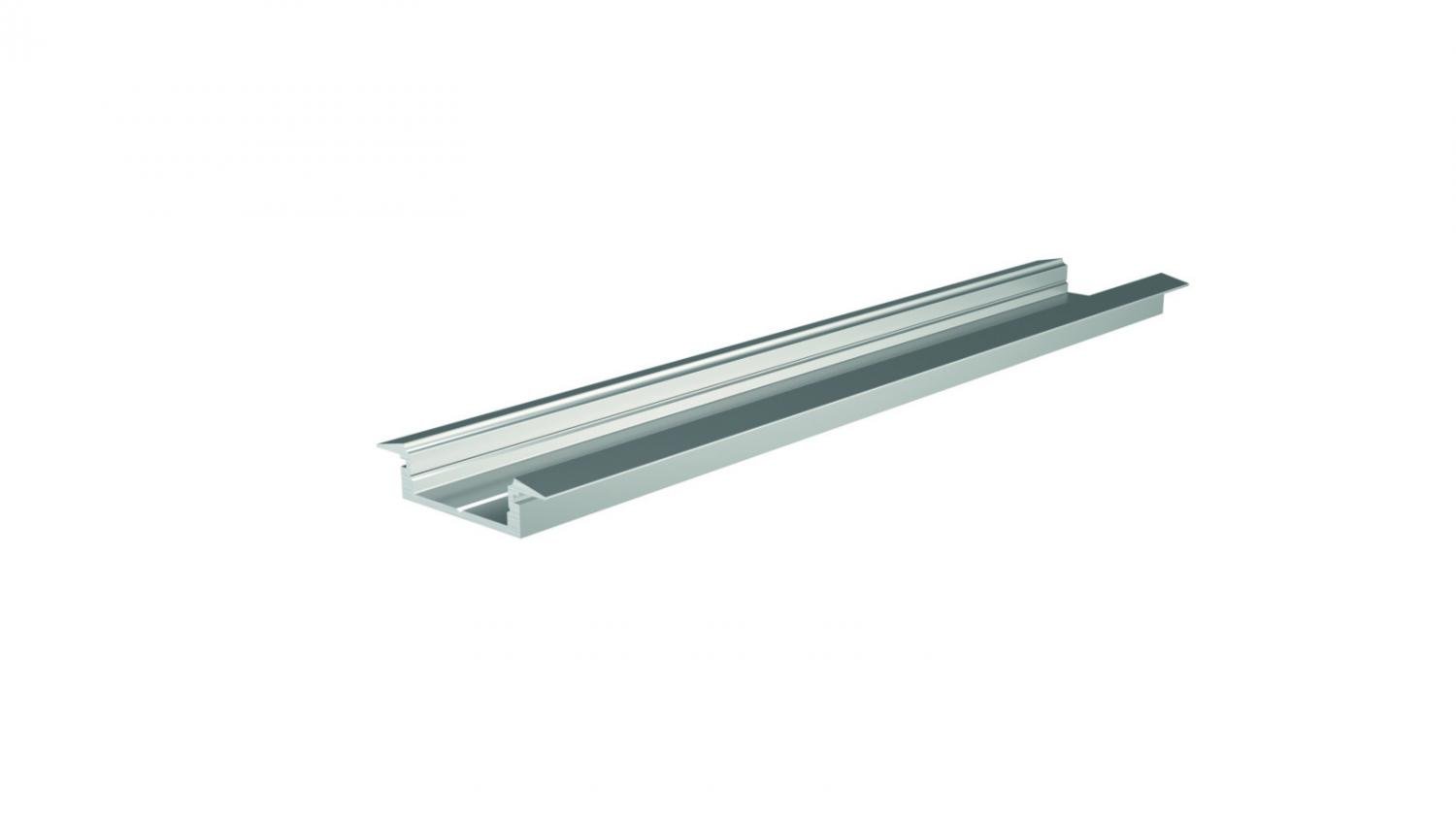IMPR 975061 ET-01-15 plochý T-profil pro 15 - 16,3 mm LED pásek matná stříbrná - LIGHT IMPRESSIONS