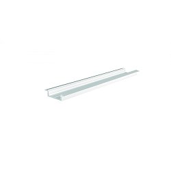 Obrázek pro produkt ET-01-15 plochý T-profil pro 15 - 16,3 mm LED pásek matná bílá - DEKOLIGHT