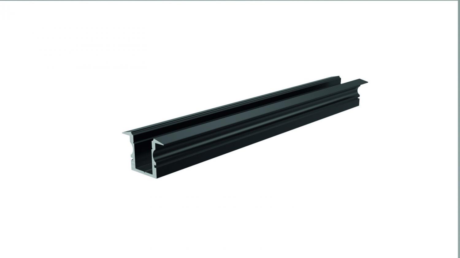 IMPR 975103 ET-02-08 vysoký T-profil pro 8 - 9,3 mm LED pásek matná černá - LIGHT IMPRESSIONS