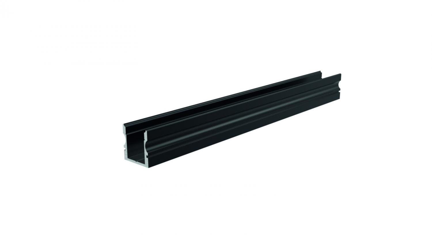 IMPR 970123 AU-02-10 vysoký U-profil pro 10 - 11,3 mm LED pásek matná černá - LIGHT IMPRESSIONS