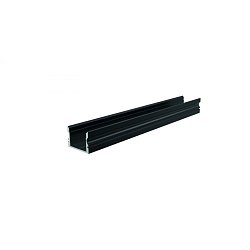 Obrázek pro produkt AU-02-15 vysoký U-profil pro 15 - 16,3 mm LED pásek matná černá - DEKOLIGHT