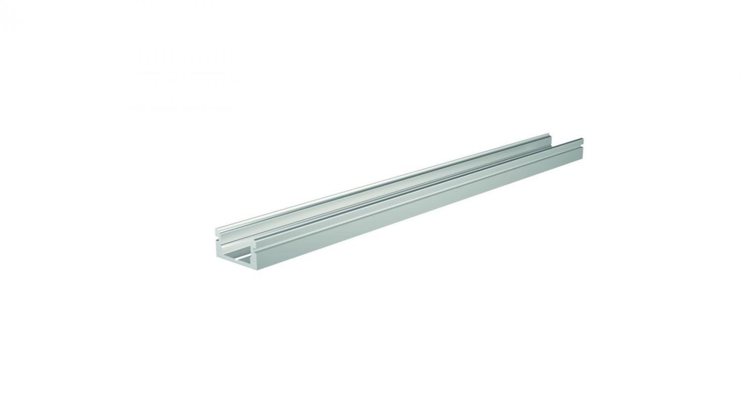 IMPR 970001 AU-01-08 plochý U-profil pro 8 - 9,3 mm LED pásek matná stříbrná - LIGHT IMPRESSIONS