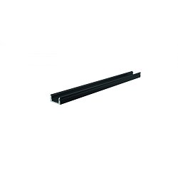 Obrázek pro produkt AU-01-08 plochý U-profil pro 8 - 9,3 mm LED pásek matná černá - DEKOLIGHT