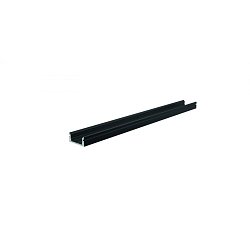 Obrázek pro produkt AU-01-10 plochý U-profil pro 10 - 11,3 mm LED pásek černá - DEKOLIGHT