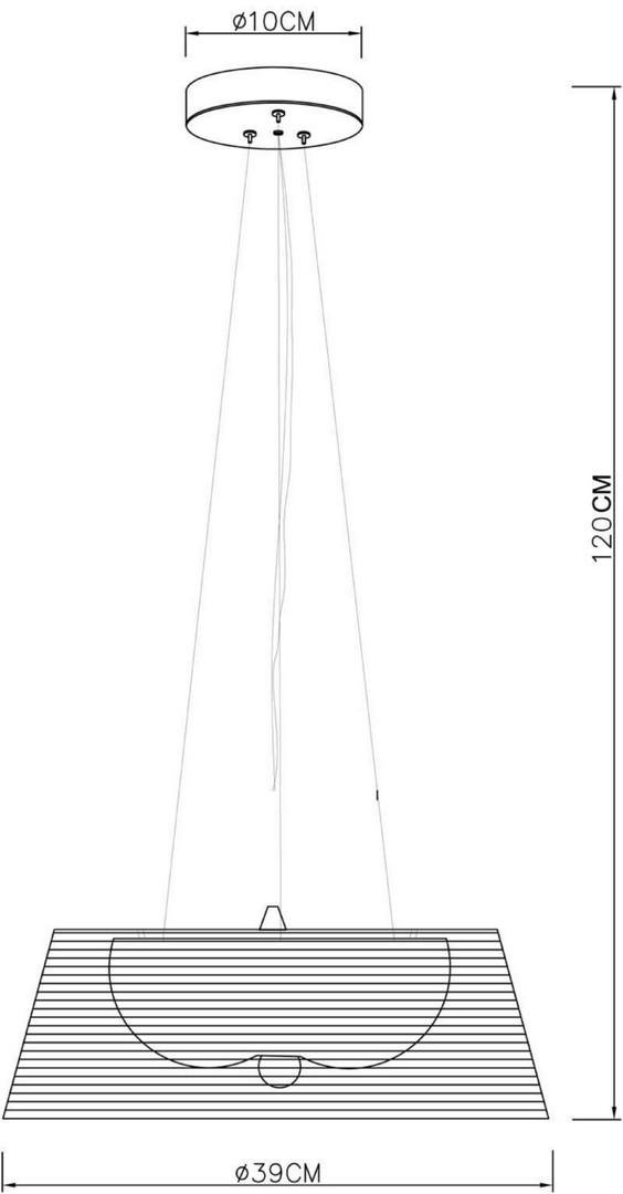 IMPR 342032 Závěsné svítidlo Filo Sat 230V E27 60W - DEKOLIGHT (obrázek 4)