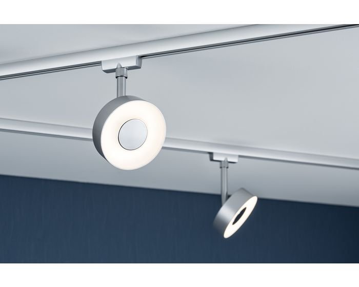 P 95271 LED spot pro URail 5W, Circle 230V,2700K, 308lm matný chrom - PAULMANN (obrázek 2)