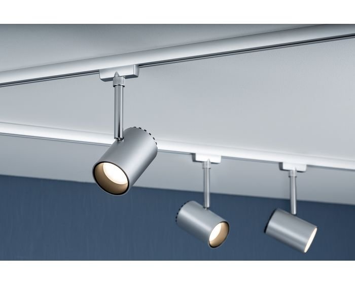 P 95273 LED spot pro URail 5W, Shine 230V, matný chrom - PAULMANN (obrázek 4)