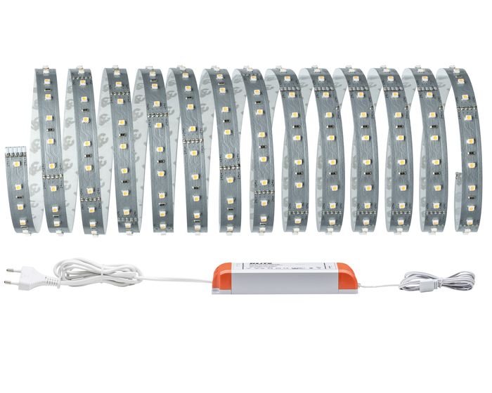 P 70604 LED pásek MaxLED 500 - základní sada 5 m teplá bílá, stříbrnošedá - PAULMANN (obrázek 3)