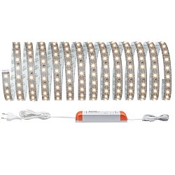Obrázek pro produkt LED pásek MaxLED 500 - základní sada 5 m teplá bílá, stříbrnošedá - PAULMANN