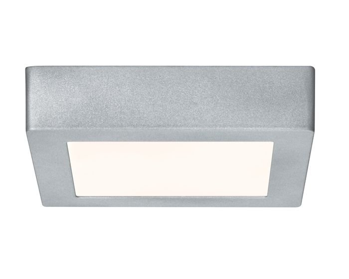 P 70648 Stropní svítidlo Lunar LED Panel 11W matný chrom, hliník - PAULMANN