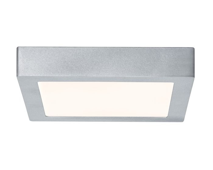 P 70649 Stropní svítidlo Lunar LED Panel 15,5W matný chrom, hliník - PAULMANN