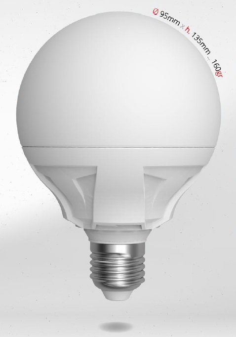 Skylighting Led GLOBE 15W E27 G95 studená bílá