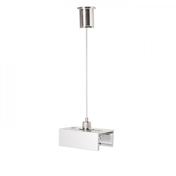 RED R11351 EUTRAC závěsný adaptér pro tříokr. lištu stříbrnošedá - RED - DESIGN RENDL (obrázek 2)