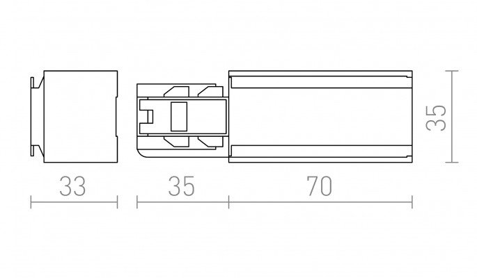 RED R11312 EUTRAC napájení pravá černá 230V - RED - DESIGN RENDL (obrázek 4)