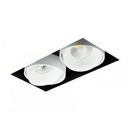 Obrázek pro produkt Zápustné svítidlo CUBE LED 2x 9,3W 3000K 60º 829lm bílé - BPM (starý kód: BPM 8205.01.D60.3K)
