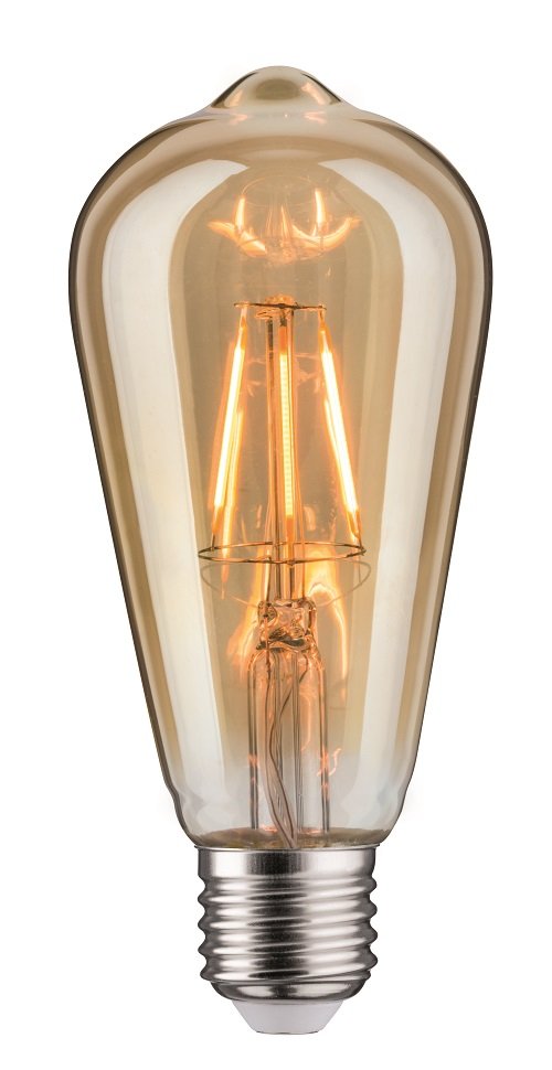 P 28407 1879 LED žárovka Vintage Rustika 4W E27 230V 1700K 250lm zlatá - PAULMANN