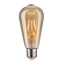 Obrázek pro produkt 1879 LED žárovka Vintage Rustika 4W E27 230V 1700K 250lm zlatá - PAULMANN