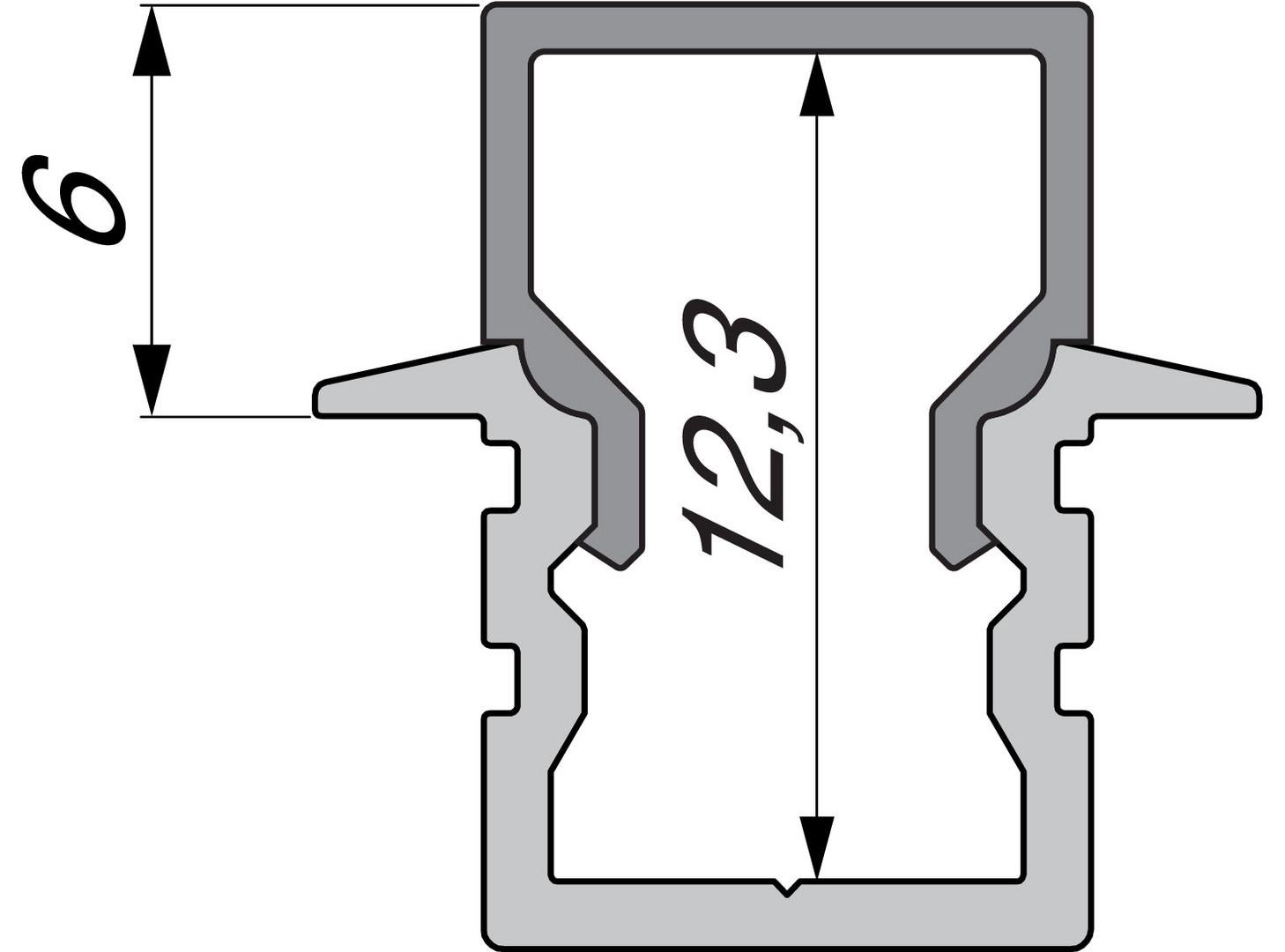 IMPR 979190 Koncovka H-ET-02-05 sada - 2ks bílá - DEKOLIGHT (obrázek 2)