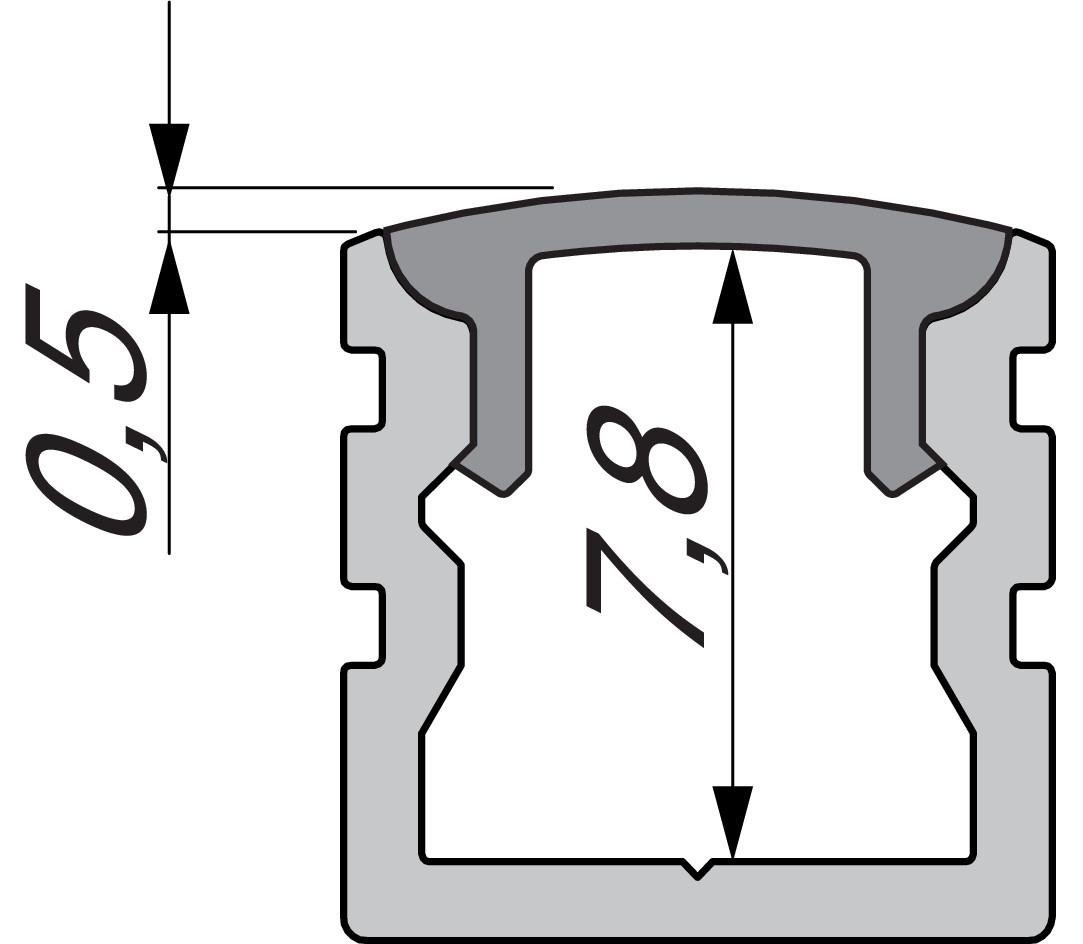 IMPR 978671 Koncovka F-AU-02-05 sada - 2ks šedá - DEKOLIGHT (obrázek 2)