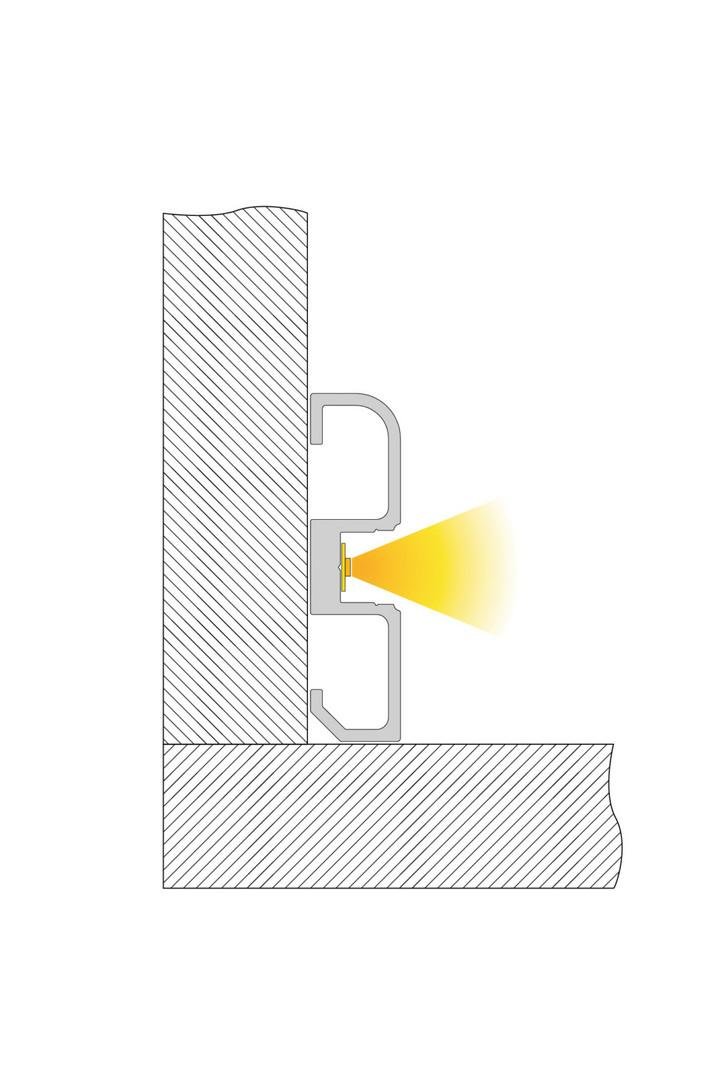 IMPR 970601 Profil - lišta AM-02-10 kartáčovaná matná černá délka 3m - DEKOLIGHT (obrázek 4)