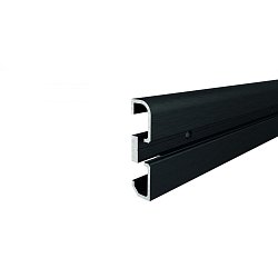 Obrázek pro produkt Profil - lišta AM-02-10 kartáčovaná matná černá délka 3m - DEKOLIGHT