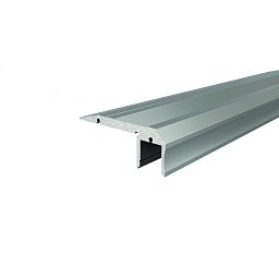 Obrázek pro produkt Profil na hranu schodu AL-02-10 eloxovaný hliník délka 3m - DEKOLIGHT