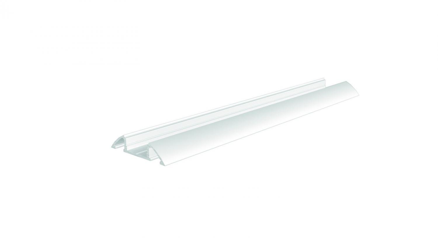 IMPR 970305 Zápustný profil U plochý AM-01-10 matná bílá 2m - LIGHT IMPRESSIONS