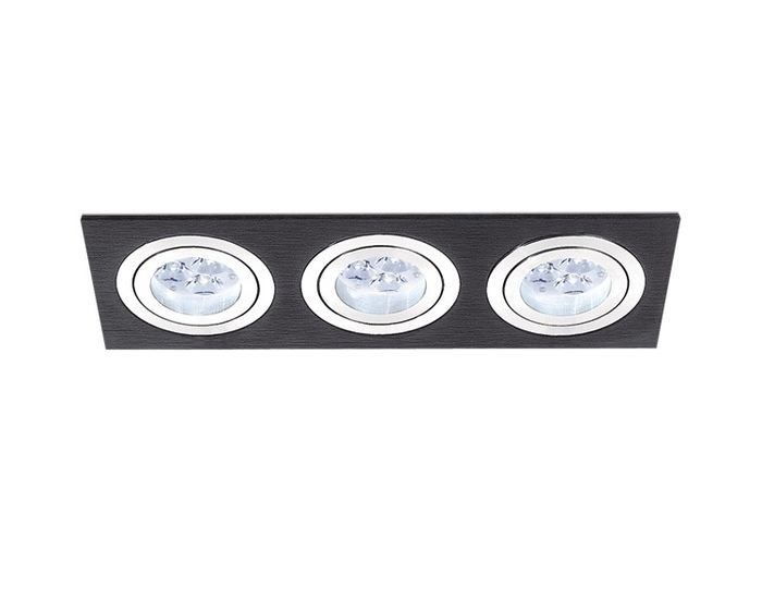 BPM 3056GU Vestavné svítidlo Aluminio Negro, černá, 3x50W, 230V - BPM (obrázek 5)