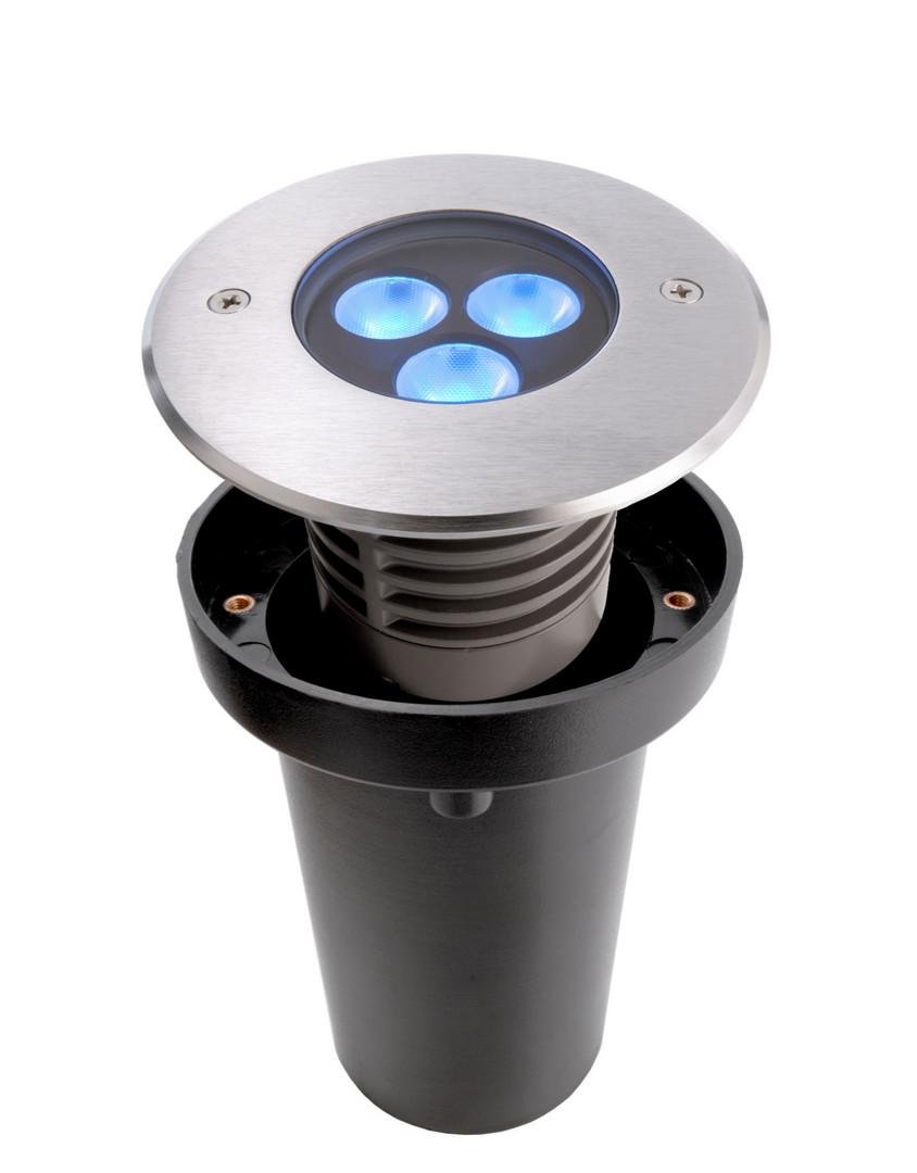 IMPR 730276 Zemní zápustné svítidlo III stříbrná 6W LED RGB 460-630nm pojezdové - LIGHT IMPRESSIONS