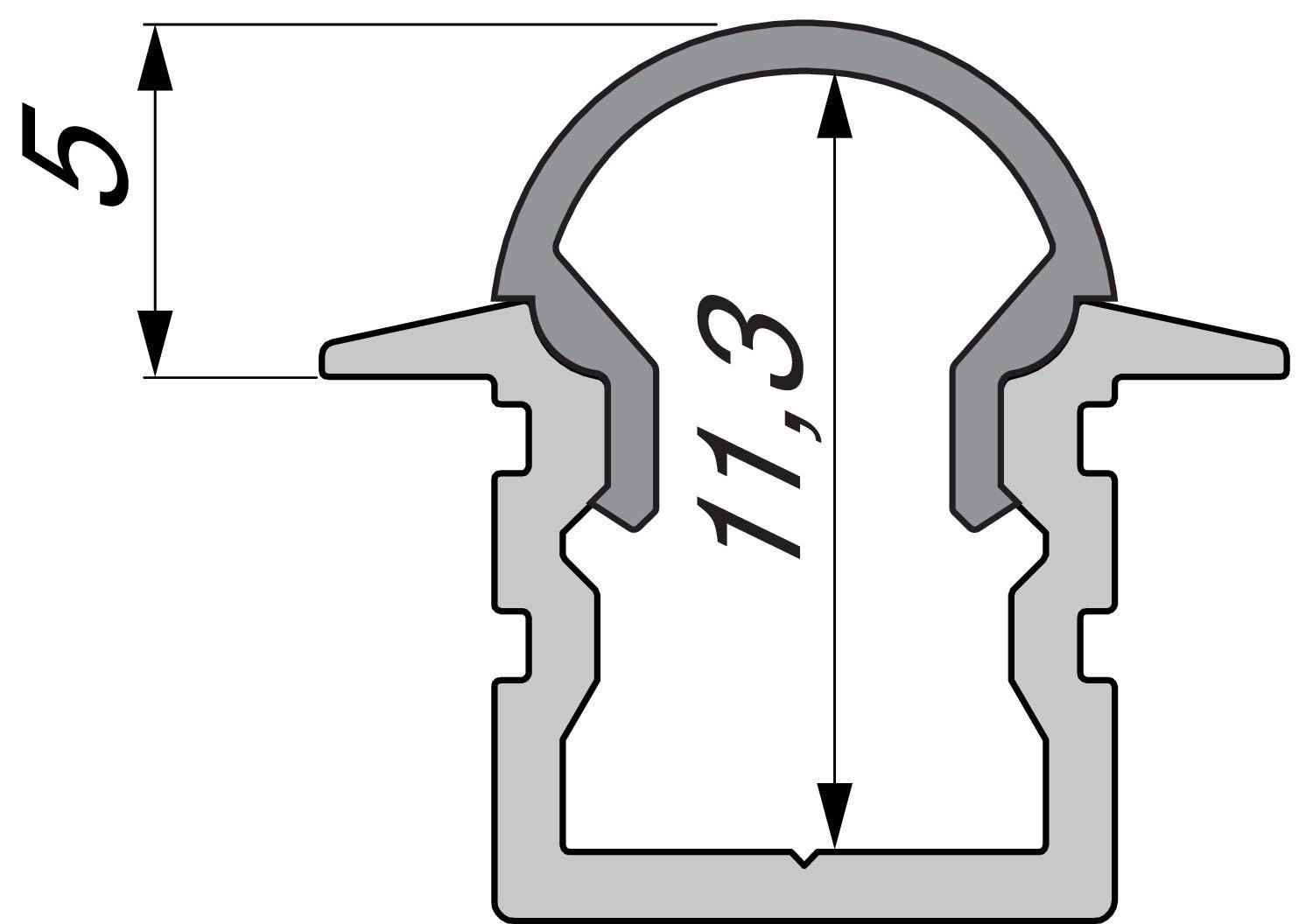 IMPR 979692 Koncovka R-ET-02-05 sada 2 ks černá - DEKOLIGHT (obrázek 2)