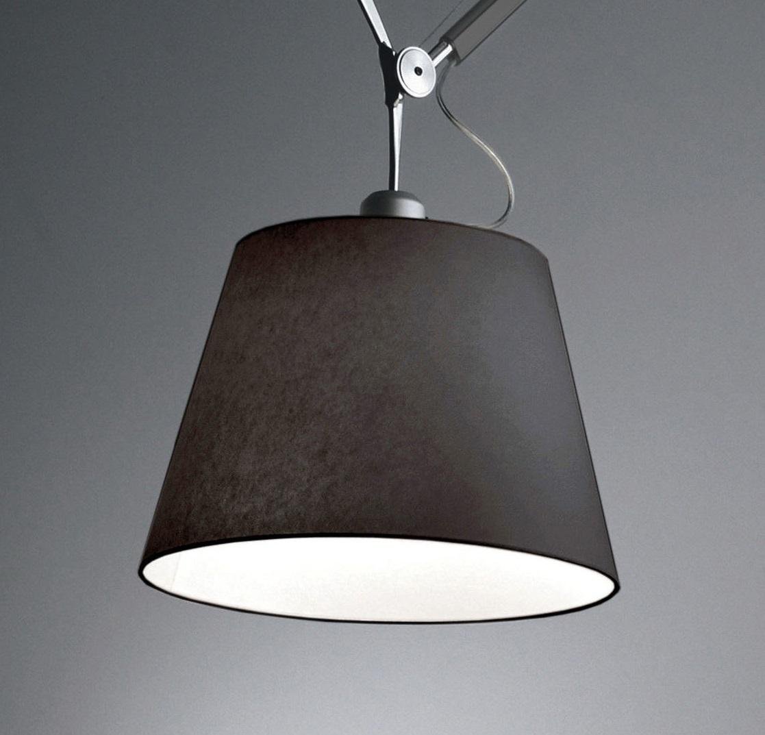 Levně AR 0772020A Stínidlo satén černé ø 360mm Tolomeo Mega - ARTEMIDE