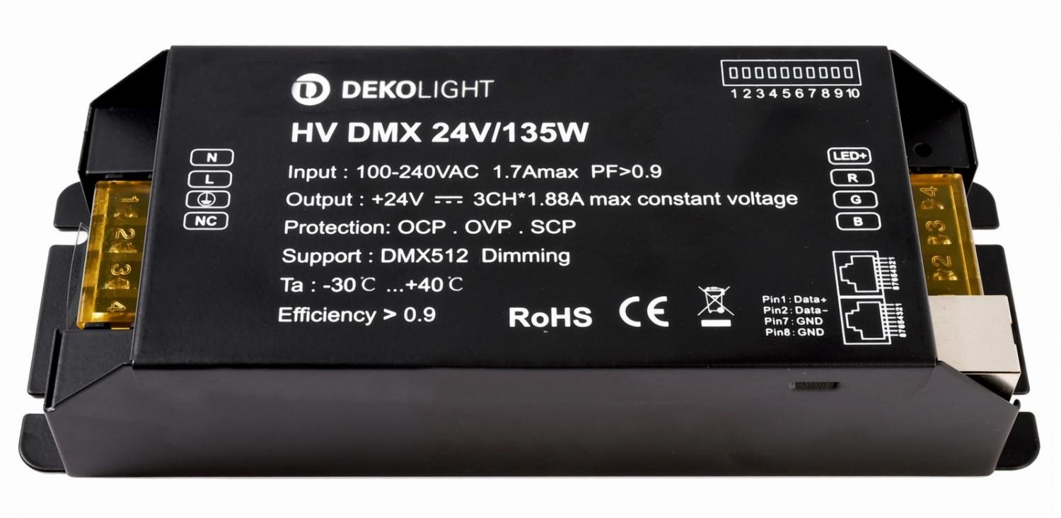 IMPR 843275 Napaječ HV DMX 24V max. 135W - LIGHT IMPRESSIONS