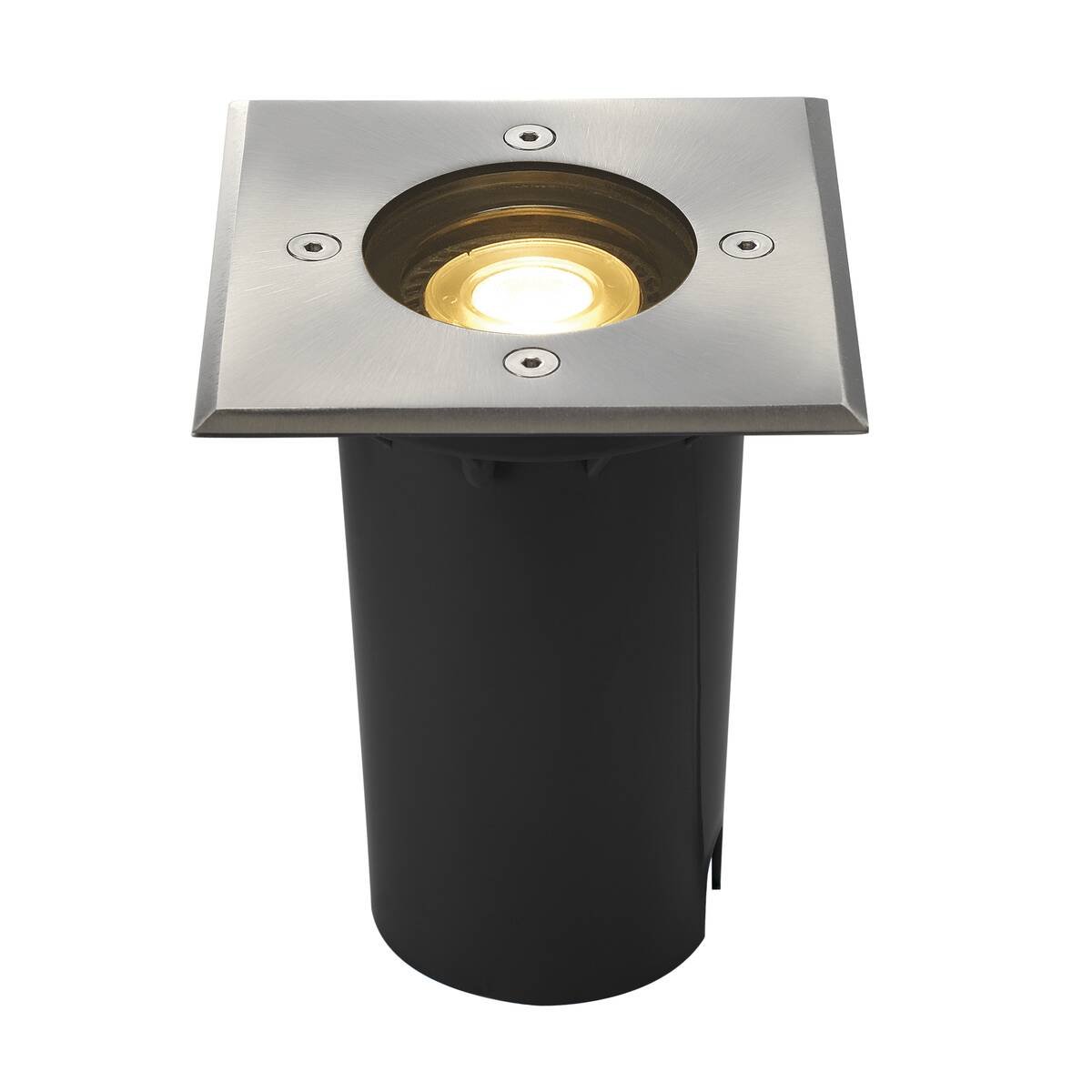SOLASTO čtvercová nerez 230V GU10 6W IP55