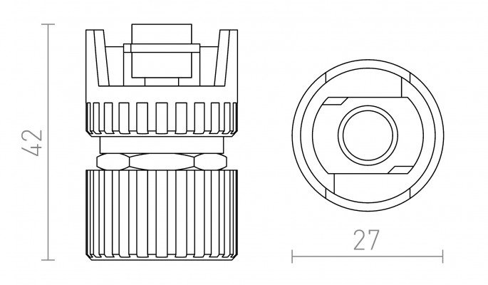 RED R11352 EUTRAC mechanický adaptér bílá - RED - DESIGN RENDL (obrázek 5)