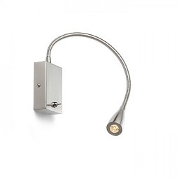 Obrázek pro produkt POINT nástěnná matný nikl 230V LED 3W 40° 3000K - RED - DESIGN RENDL