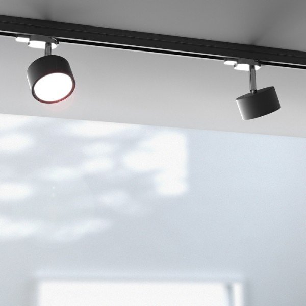 RED R10645 PIXIE pro tříokr. lištu černá chrom 230V GX53 LED 7W - RED - DESIGN RENDL (obrázek 3)