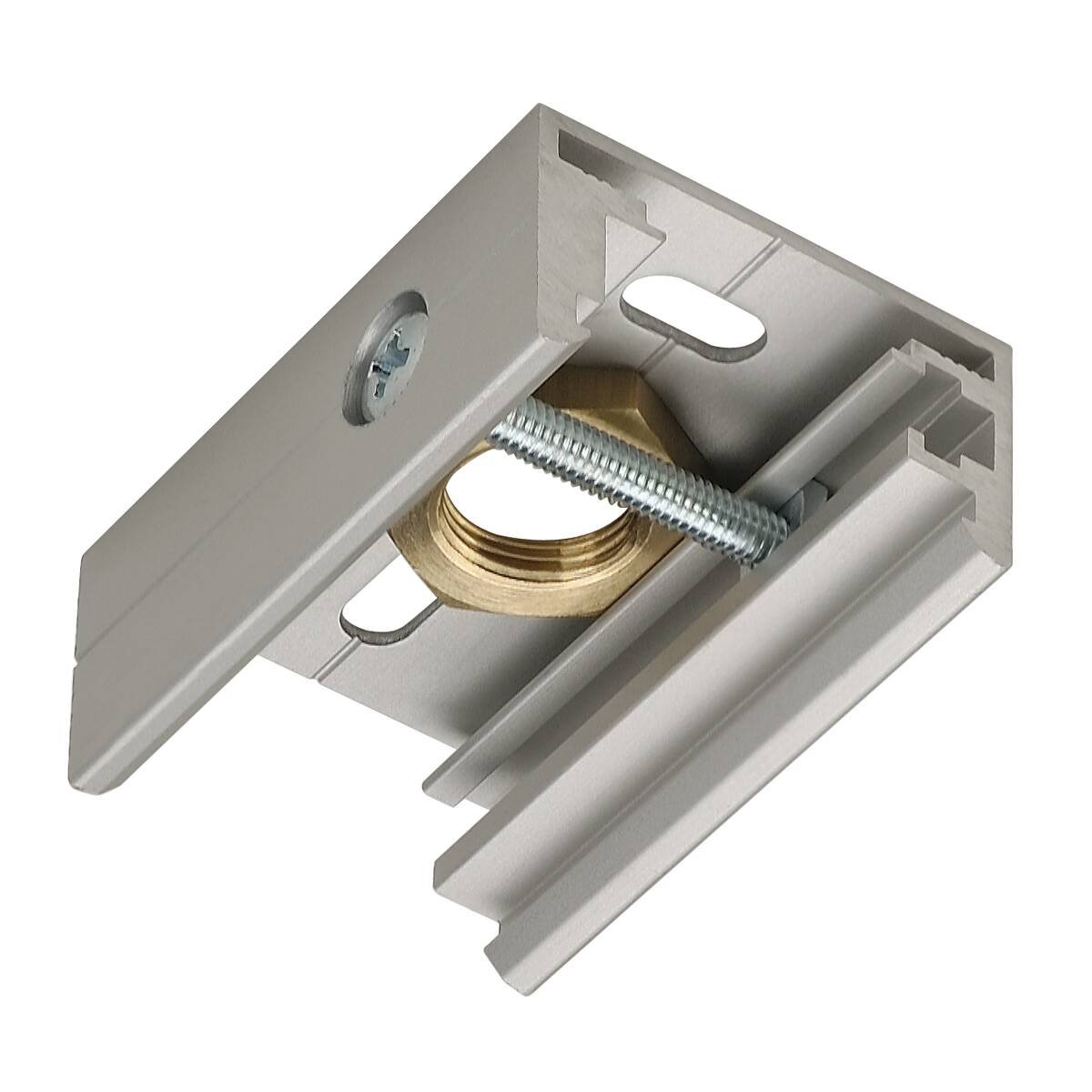 LA 145734 Úchyt EUTRACK pro závěsnou montáž lišty 3x230V, stříbrnošedá - BIG WHITE (SLV)