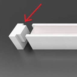 Obrázek pro produkt Koncovka A k liště LED linie 40 - ECO-DESIGN
ECO DESIGN 