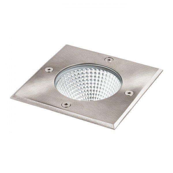 RED R11962 RIZZ SQ 125 nerez 230V LED 7W IP67 3000K - RED - DESIGN RENDL