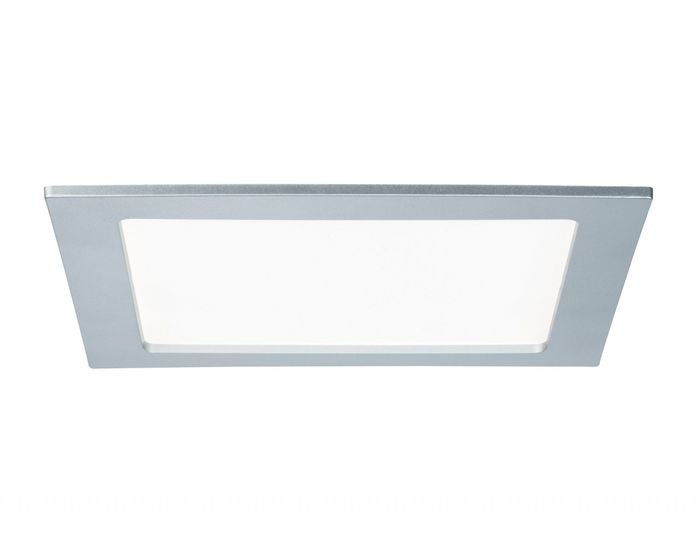 P 92078 Zápustný LED panel hranatý 18W 4000K matný chrom IP44 - PAULMANN