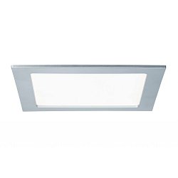 Obrázek pro produkt Zápustný LED panel hranatý 18W 4000K matný chrom IP44 - PAULMANN